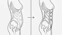 1 Pozice pro dokonale ploché břicho, kterou jsem objevila na Nový rok a stále praktikuji