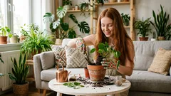 Přesazování pokojových rostlin: Proč je půda zakoupená v obchodě špatná – a co s tím dělat